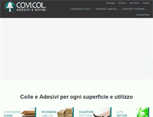 Tablet Screenshot of covicol.com